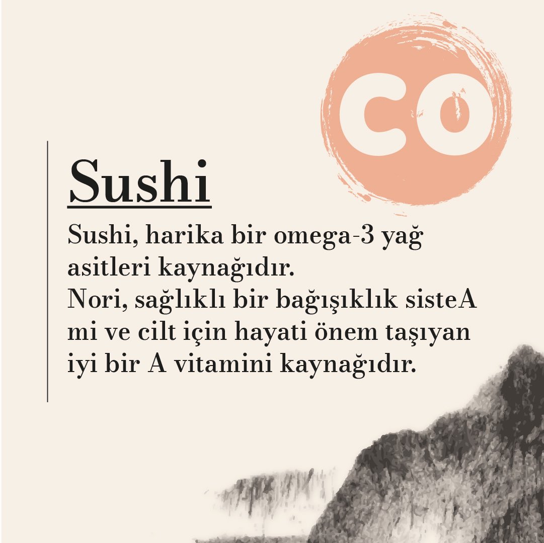 Sushi ile ilgili 4 bilgi!
Sushi hakkında bilgilerinizi paylaşmak isterseniz mentionlarda buluşalım.🥢🍣