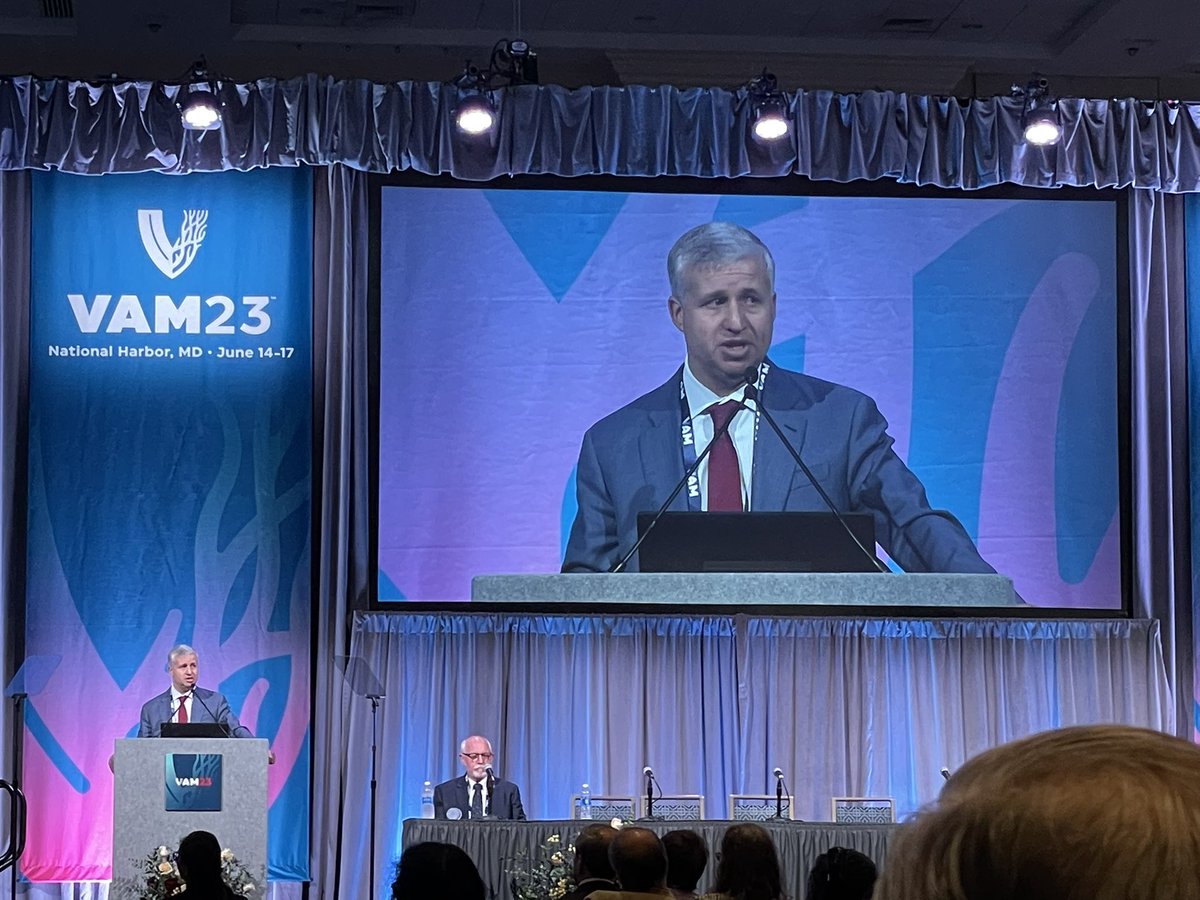 “…Think of VAM as a homecoming” #VAM23 @VascularSVS challenge 2 @AndresSchanzer 2023 chair starting this off!