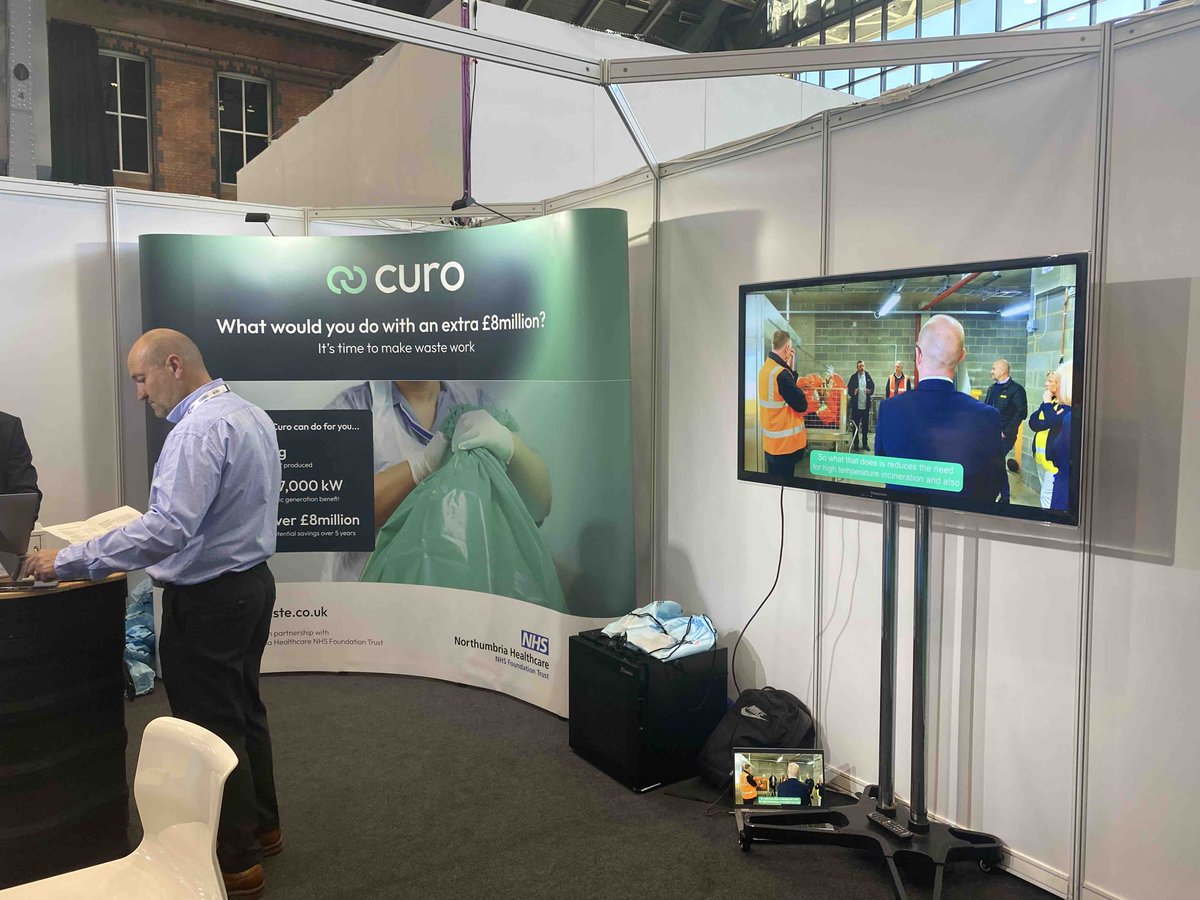 Today we’re at NHS ConfedExpo in Manchester.

Come along to stand A11 to meet some of the team and learn out the new innovative waste solution for the NHS ♻️

#nhsconfedexpo #wastemanagement