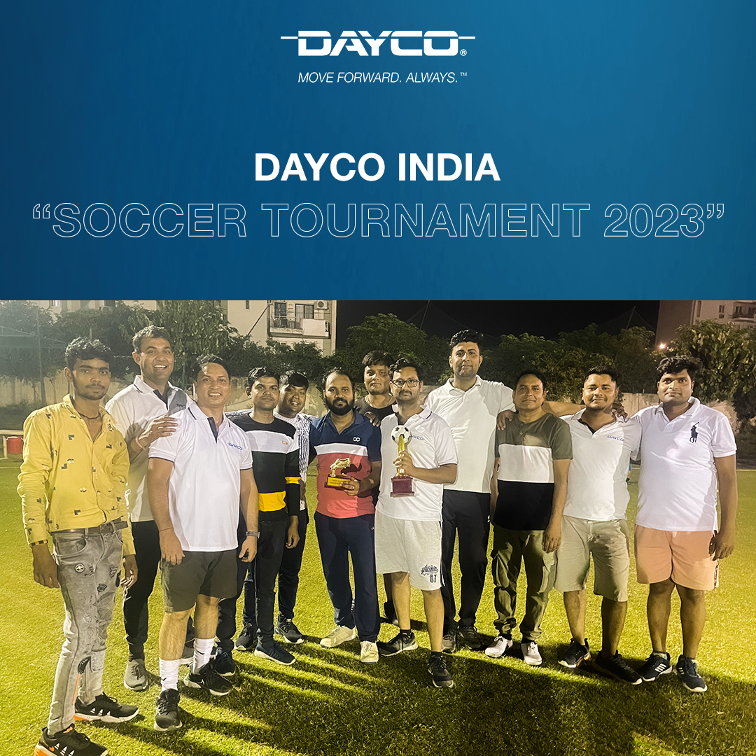 We at Dayco believe in honesty, respect, trust, transparency, and sportsmanship. To celebrate the togetherness, Dayco India recently organized #Soccer #Tournament where employees from different functions including shopfloor participated enthusiastically and fostered solidarity