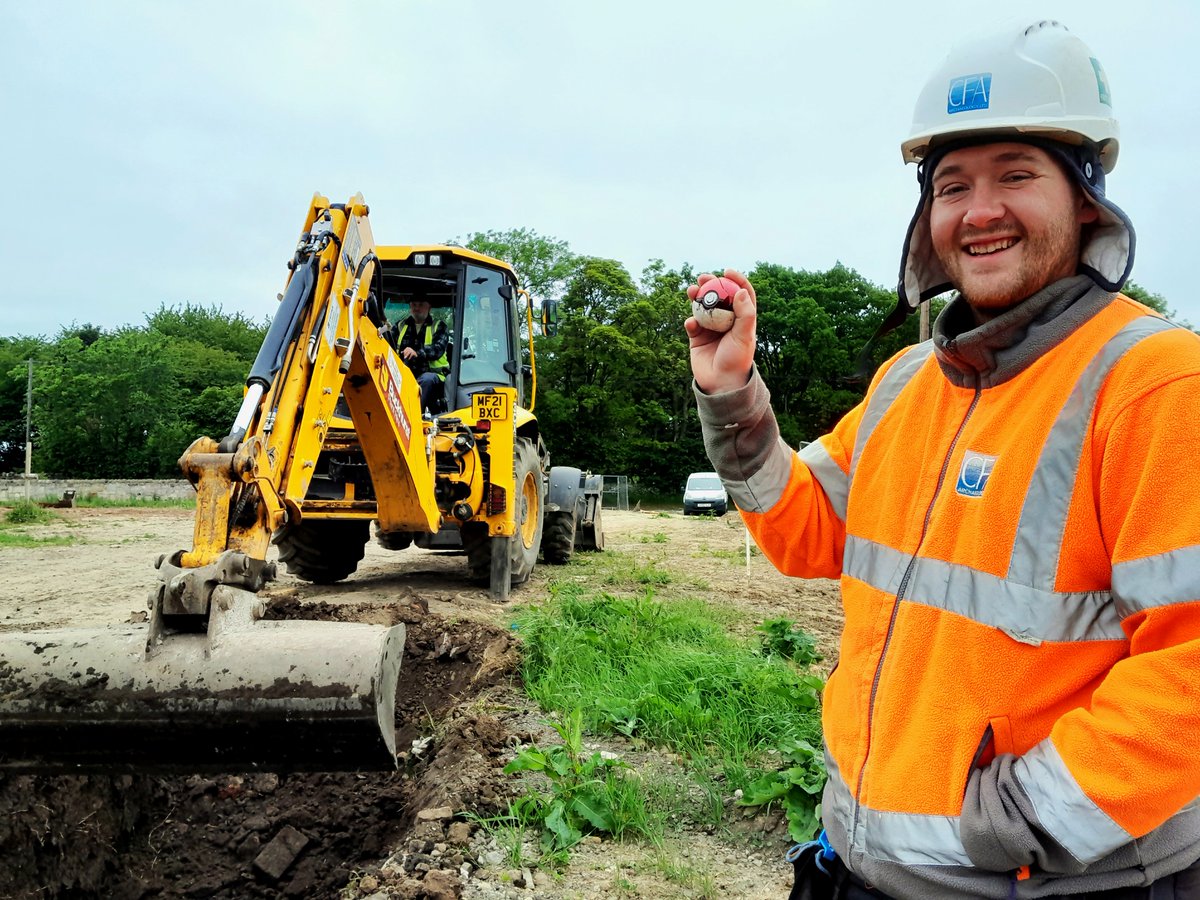 cfa_archaeology's tweet photo. We've been out working near Edinburgh and Harry has stumbled across another #StarFind! You really never know what you're going to come across when trenching! ๐
#GottaCatchEmAll #Pokemon #Pokeball #Archaeology #ScottishArchaeology #Scotland https://t.co/v35PoMkmFw