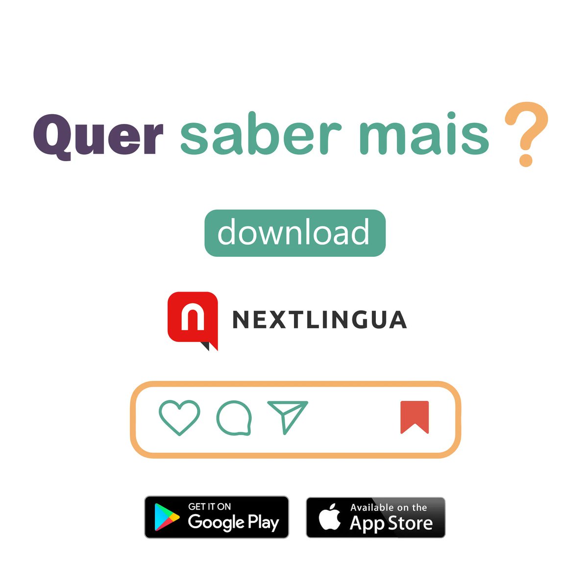 nextlinguapp's tweet photo. ¿Conoces la expresión "Falar pelos cotovelos"? 🗣️ 

Si quieres aprender otras expresiones en portugués como ésta, descarga la app de Nextlingua en los siguientes enlaces 📲 

https://t.co/7gInZGmWfO 
https://t.co/5mbp12BrdX 

#Nexlingua #app #idiomas #languages https://t.co/Ig29pp4RNZ