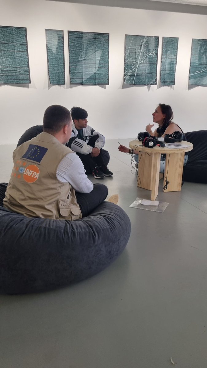 Today, the Krak Center <a href="/RadioElsewheres/">Radio Elsewheres</a> guests were brave young male #migrants who have risked everything to escape conflicts and poverty and shared their stories of resilience and hope in their quest for a better future. Thanks to <a href="/eubih/">EU in Bosnia and Herzegovina</a> and Krak Center for support.