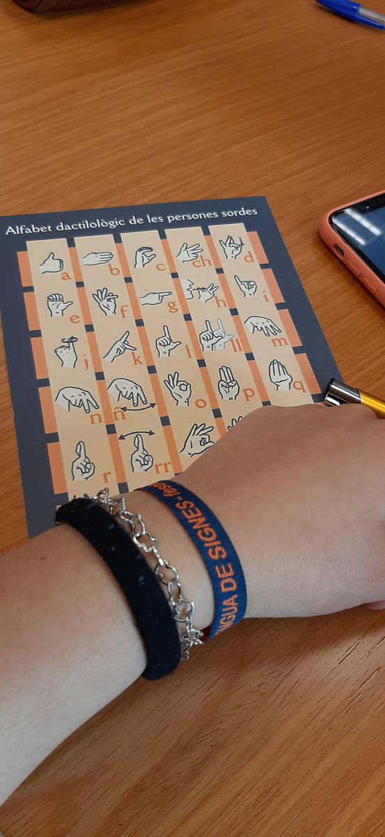 an_socialworker's tweet photo. Hoy en el día de la Lengua de Signos, un taller para aprender vocabulario básico. #YoconlaLS https://t.co/a5Q5myQQWr
