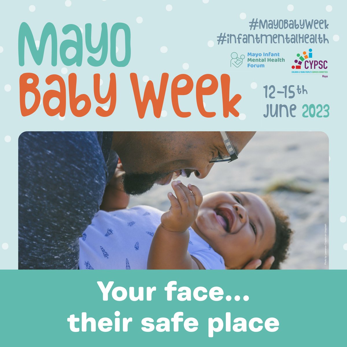 HSE_West_NWest's tweet photo. The quality of early relationships between babies and their caregivers is key to supporting positive Infant Mental Health
#MayoBabyWeek celebrates Infant Mental Health awareness with lots of lovely events planned this week
More info: https://t.co/fYYd4qeBL2 https://t.co/1JgsJ9Jyap