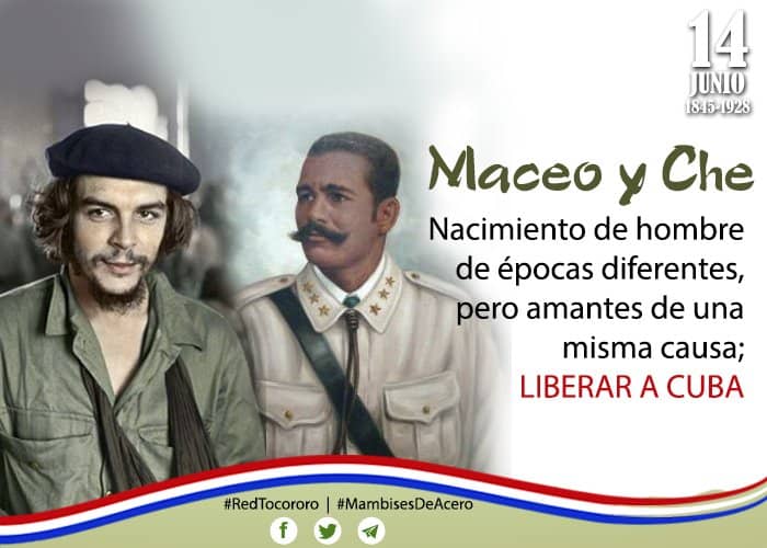 Che y Maceo, paradigmas de la Historia. #MaceoVive #CubaPorLaVida #ComoElChe #CubaCoopera <a href="/CubacooperaveG/">Brigada Médica Cubana en el Estado Guárico.</a> @CubCooperaVeGua <a href="/cubacooperaven/">Brigada Médica Cubana en Venezuela</a> <a href="/MINSAPCuba/">Ministerio de Salud Pública de Cuba</a> <a href="/japortalmiranda/">José Angel Portal Miranda</a> <a href="/CDI_AJ_Sucre/">Antonio Jose Sucre</a> <a href="/Cu_Raydel/">Raydel</a> <a href="/MayacnyM/">Mayacny Martinez</a> <a href="/MalagonRos25176/">Rosana Malagon Valdes</a>