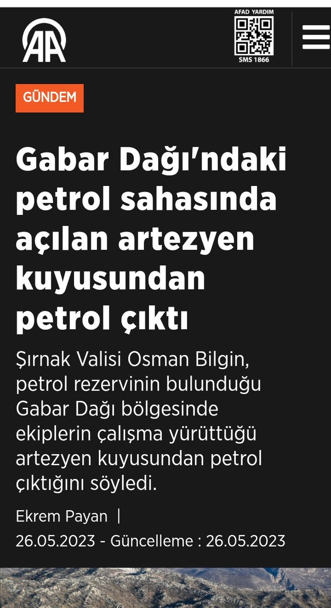 Seçimden önce Gabar'da bulduğumuz petrole ne oldu?