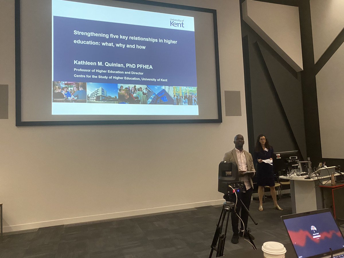 sltr2023's tweet photo. The afternoon session starting with a #Keynote speech from Professor Kathleen Quinlan on strengthening five key relationships in Higher Education #sltr2023 https://t.co/EBC5d5BLEy