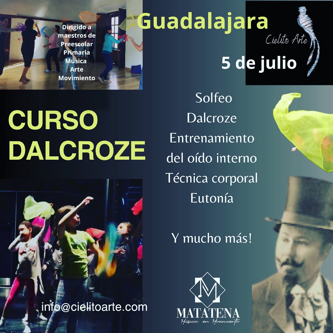 Nos vemos en #Guadalajara en curso #Dalcroze #musica