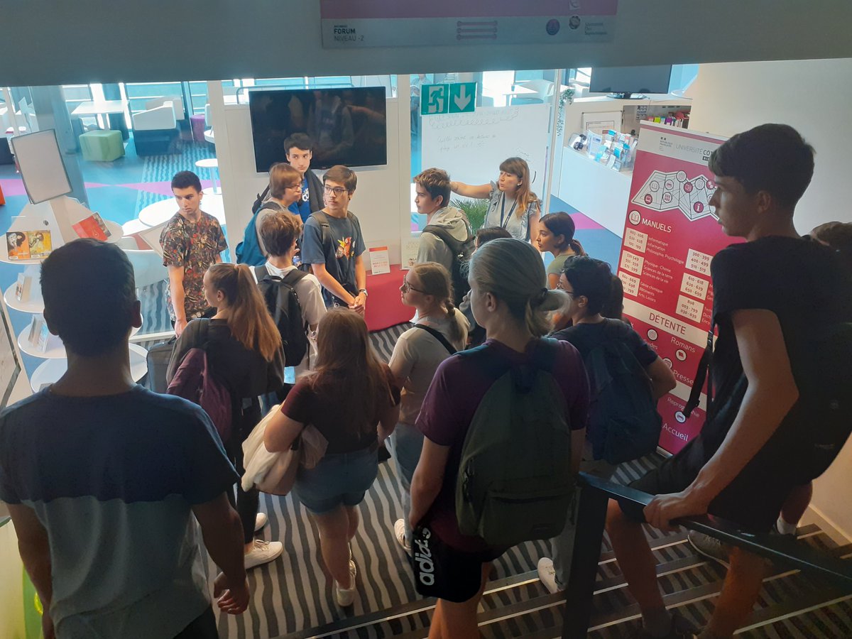 inria_sophia's tweet image. 📢[Stage #MathC2+] Jour 3⃣
✅Visite de Polytech sur le campus #SophiaTech avec le #FabLab et la #BU
✅Parcours pédagogiques à l&apos;espace Terra Numerica de @ValbonneSA parcours #algorithmes #pavages
@MathsAcNice @SocMathFr @sup_recherche @FondBPascal