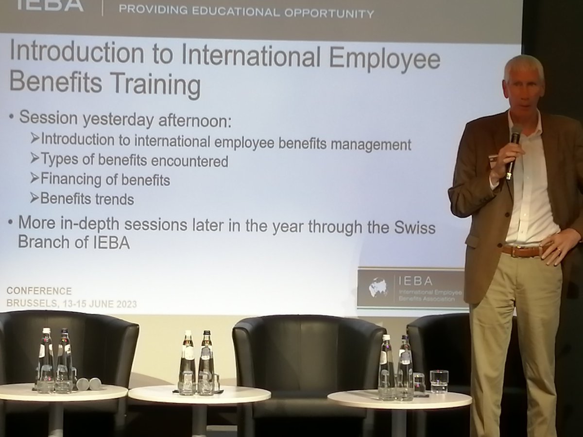 Our own International Director speaking at the IEBA Annual Conference this afternoon on the Diploma in International Employer Benefits