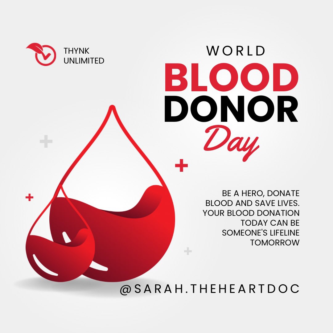 Have you donated blood? #worldblooddonorday2023 #BloodDonation