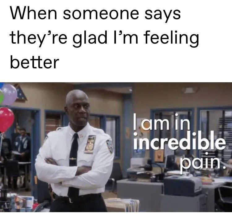 #FunnyFibro that's not so funny