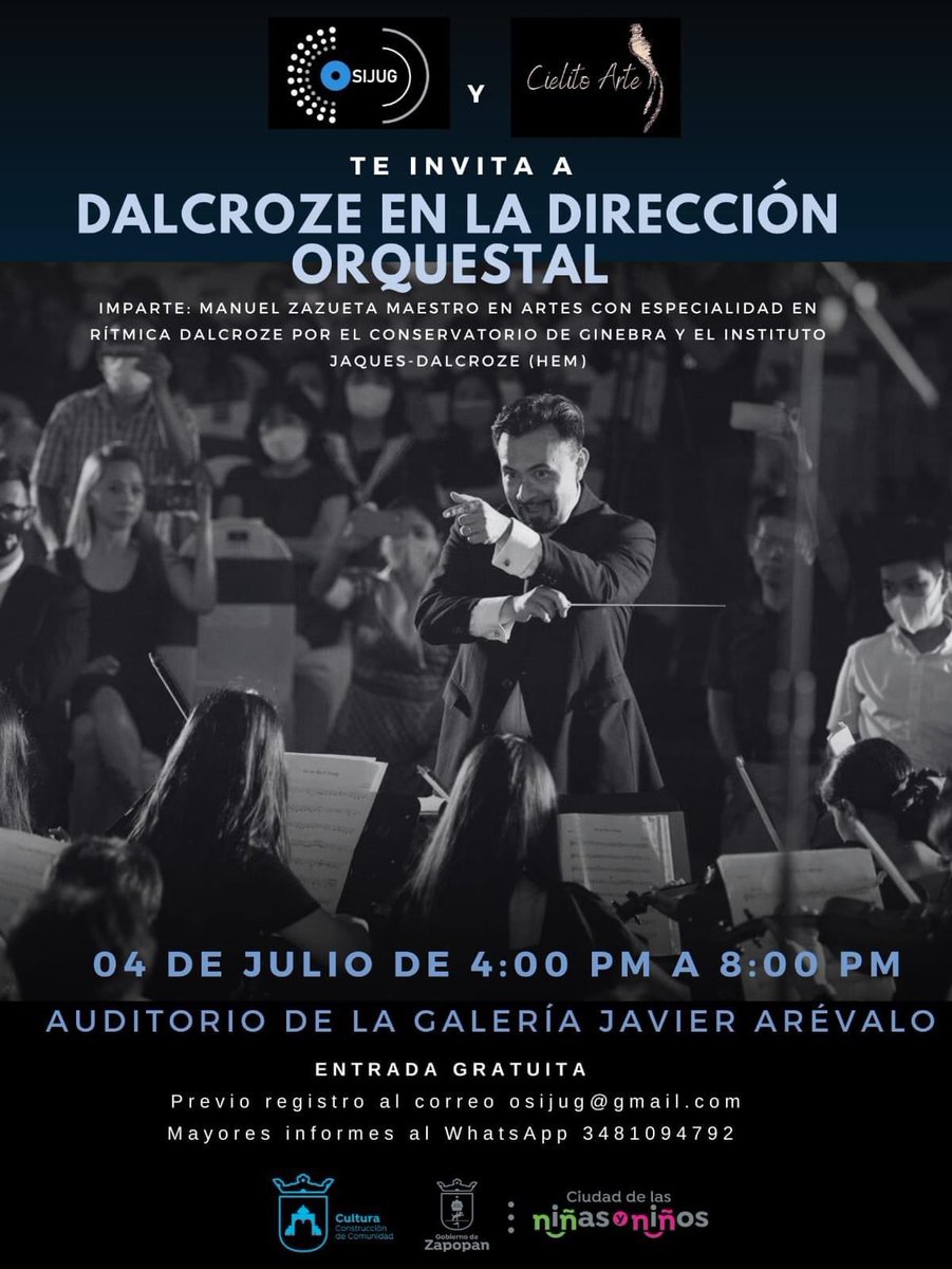 Nos vemos en esta clase el 5 de julio‼️

#arte #musica #musicos #orquesta #Guadalajara