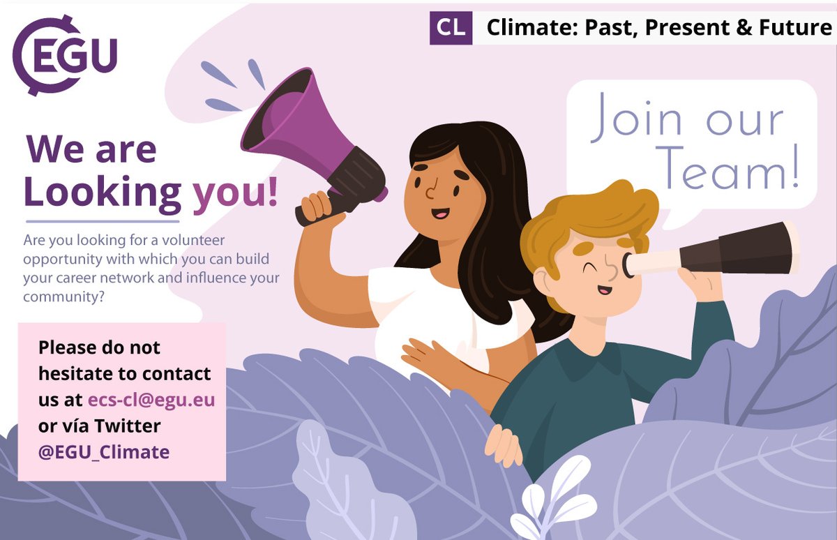We are currently looking for new members to join our dynamic ECS team. If you are interested in climate related issues and passionate to do outreach, then please join us. We are looking forward to talking to you.