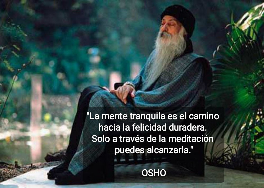 AtencionYoSoy's tweet photo. Dr. le invito a hacer un Espacio en Twitter y debatir sobre esto🙏🧘

En mi experiencia tanto la felicidad como la infelicidad están determinadas por nuestra habilidad o falta de habilidad de gestionar nuestra mente, emociones y sentimientos.

Al silenciar y tranquilizar la mente es el primer paso para poder gestionar la mente. Primero tengo que tener dominio sobre el caballo salvaje para que me haga caso y vaya a dónde lo pretendo llevar.

La Paz y Felicidad son estados naturales del silencio mental. Si aquieto mi mente están ahí.

Además tal como pensamos es tal como nos sentimos. Si pienso en cosas negativas me sentiré mal porque primero va el pensamiento y luego lo sigue la emoción y sentimiento.

La meditación es clave para crear y cultivar estados de paz y felicidad en nosotros.

La felicidad es ausencia de sufrimiento y el sufrimiento lo crea nuestra propia mente.