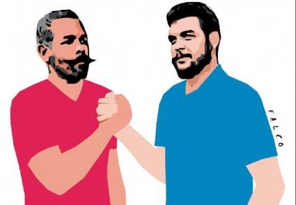 Maceo y Che: el mismo brazo, las mismas ideas

Uno, primogénito de león y leona; el otro, nacido en cuna justa e inicio del retoño de los Guevara de la Serna. Mambí y combatiente. Revolucionarios de ideas y acción.
#ComoElChe #MaceoYCheViven
#UnaMejorJuventud