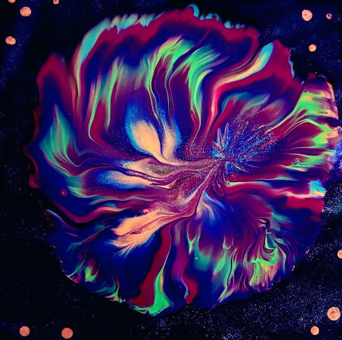 Lady in red on Twitter "🌌🌸Cosmic flower 004🌌🌸 𝓐𝓬𝓻𝔂𝓵𝓲𝓬 𝓹𝓸𝓾𝓻 𝓯𝓵𝓸𝔀𝓮𝓻