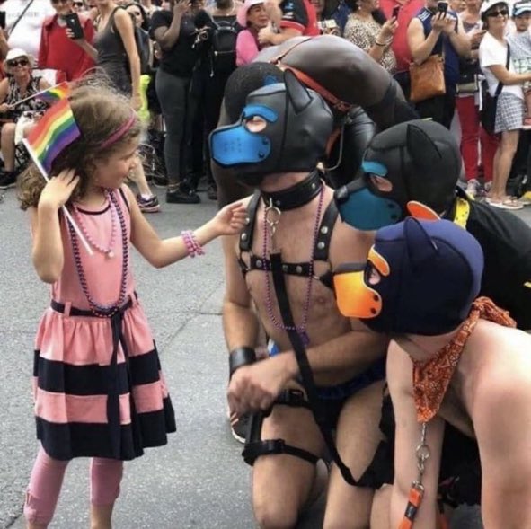 This is what LIBERALISM gets you.

A world where deviancy and perversion is celebrated.

I would never allow a young girl to see this depraved spectacle because it will effect her later on in life.

Anyone who supports this politically-sanctioned child abuse should be removed…
