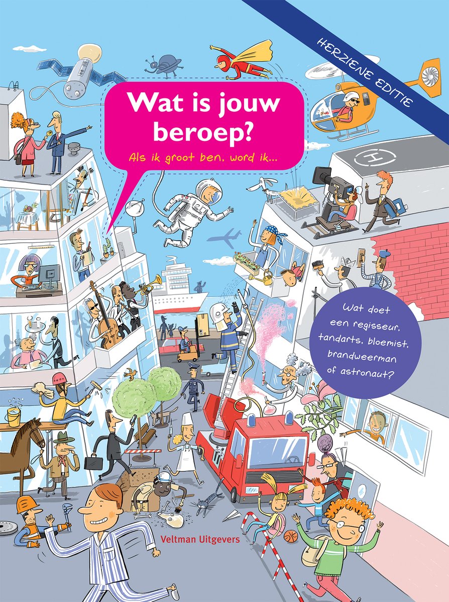 Een kind zich ontwikkelt zich door rollenspel. Kinderen spelen geen onderwerp, kinderen spelen een rol. Wij adviseren het boek: Wat is jouw beroep? 
Meer? hetabc.nl/professionals/…
#rollenspel #spelbegeleiding #silviesanza #veltmanuitgevers