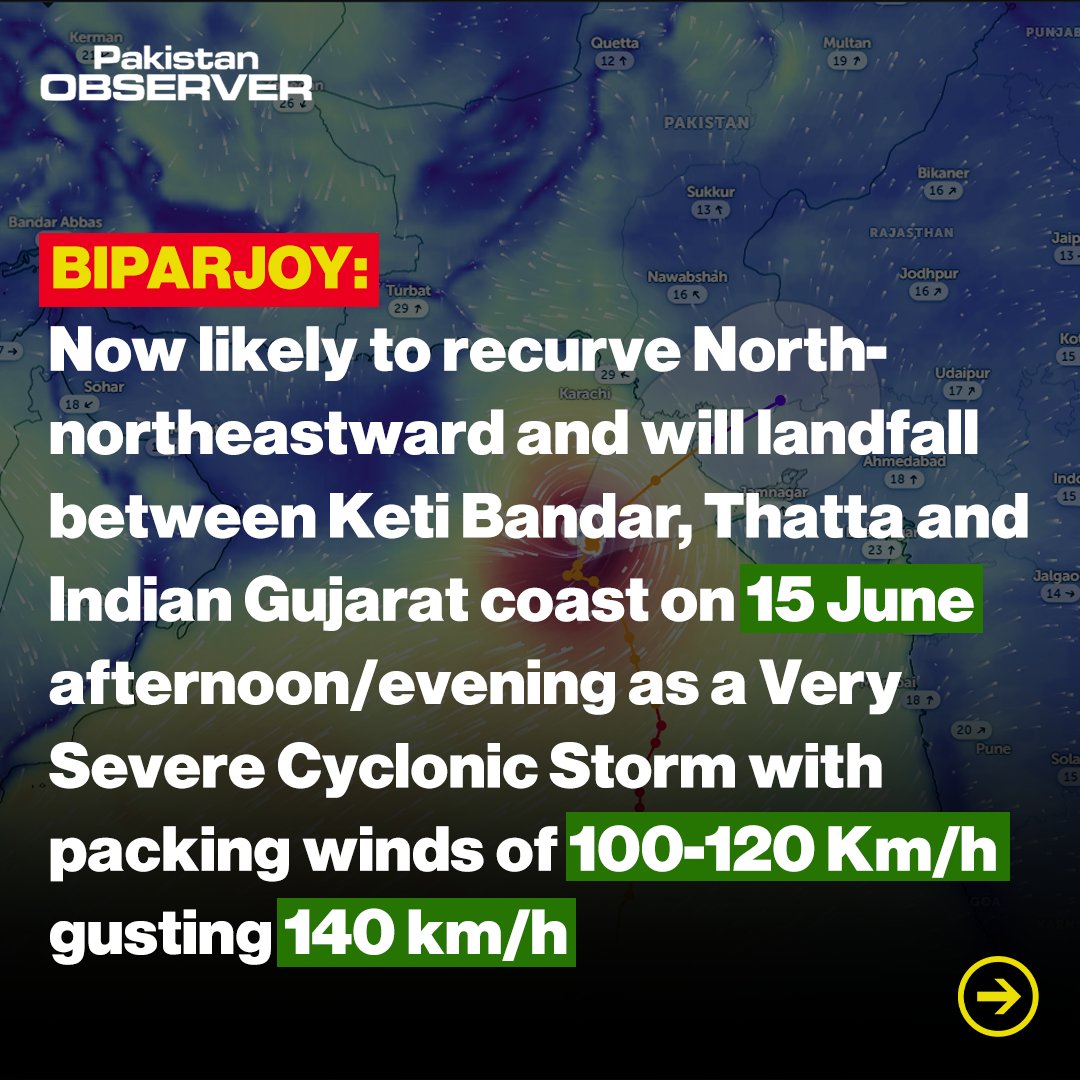 When Buparjoy will landfall?

(3/4)