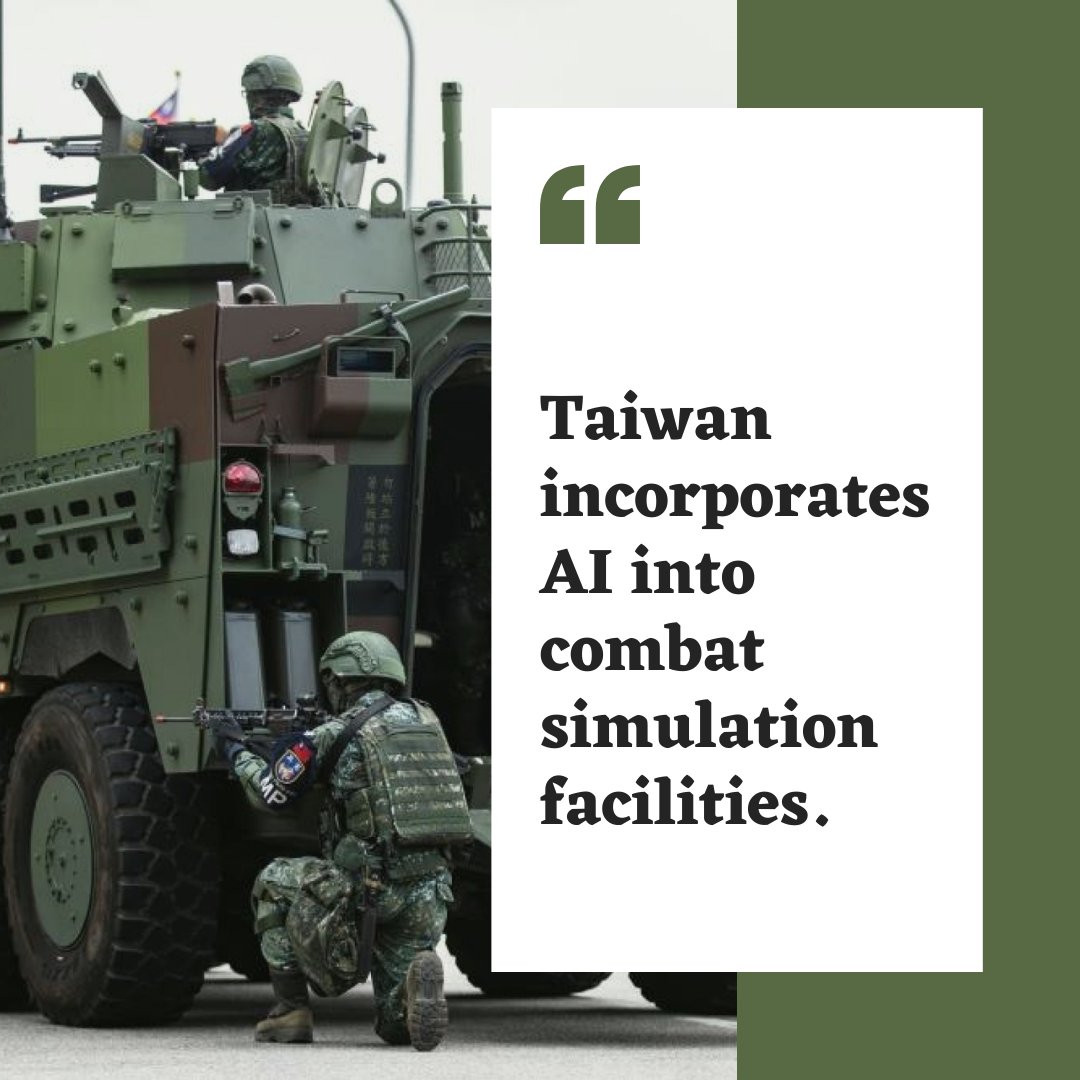 TWIndia2's tweet photo. Taiwan revolutionizes combat training with AI-powered simulation facilities! 🇹🇼 #TaiwanAICombatSimulation #MilitaryInnovation #AIAdvancements #FutureOfTraining #TechInDefense #CombatReadiness #NextGenWarfare #AIinMilitary @MoNDefense @MOFA_Taiwan https://t.co/DSRa4p6HVb