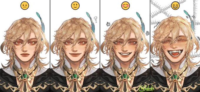 Smiling headcanon #Kaveh #Alhaitham #GenshinImpact