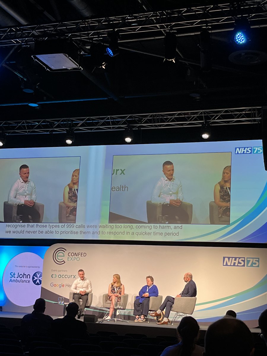 WelshConfed's tweet photo. .@welshambulance's @jasonkillens talks about the need to look at a different way of engaging with falls response in light of its increasing prevalence in our ageing population, as well as the value of community first responders, particularly in rural areas.
#NHSConfedExpo https://t.co/vQgUBaqLKi