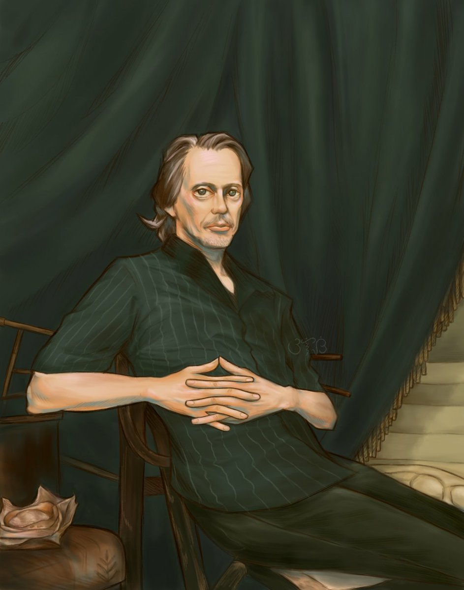 idk what was in the water that day, but I still can't wrap my head around how I managed to make this portrait of Steve Buscemi.... like idk if I can ever top this actually