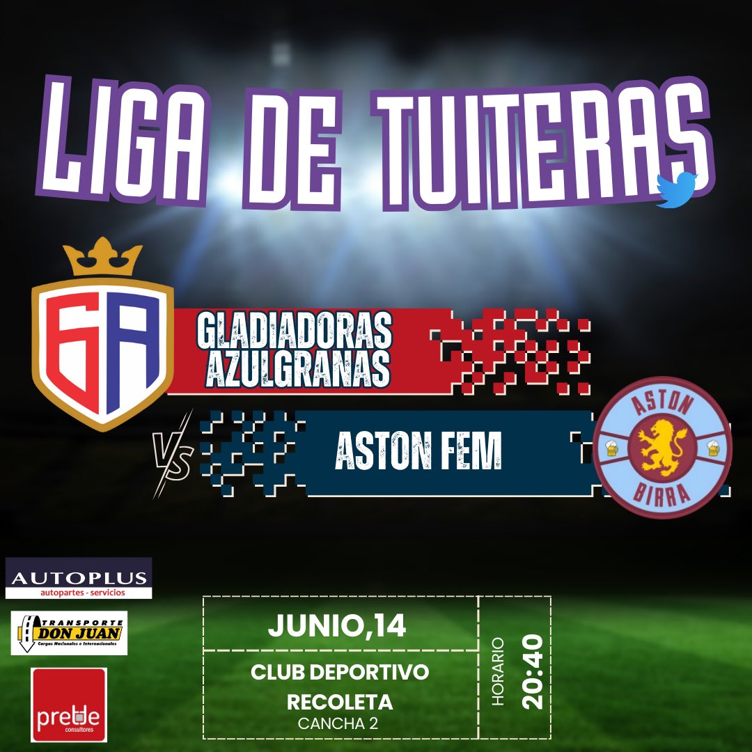 Para despedirnos bien de esta Apertura 🫡 
Hoy juegan las GA en un último desafío en la <a href="/ligadetuiteros/">Más Liga</a> 💪🏻 !!  ❤️🔥

🆚️ <a href="/AstonBirraFc23/">Aston Birra</a> 
🕗 20:05 hs
🏟️ Cancha 2

#MiercolesDeLiga 🍖❤️💙🍻