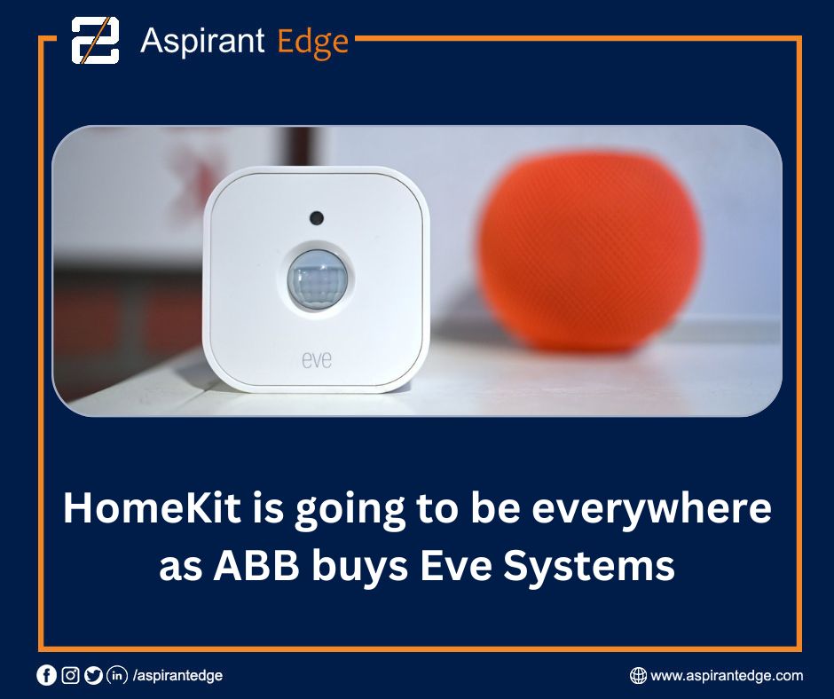 AspirantEdge's tweet photo. HomeKit is going to be everywhere as ABB buys Eve Systems
#evesystem #homekit #tech #spy #security #AI #abb #technology https://t.co/wjCg68YAkw