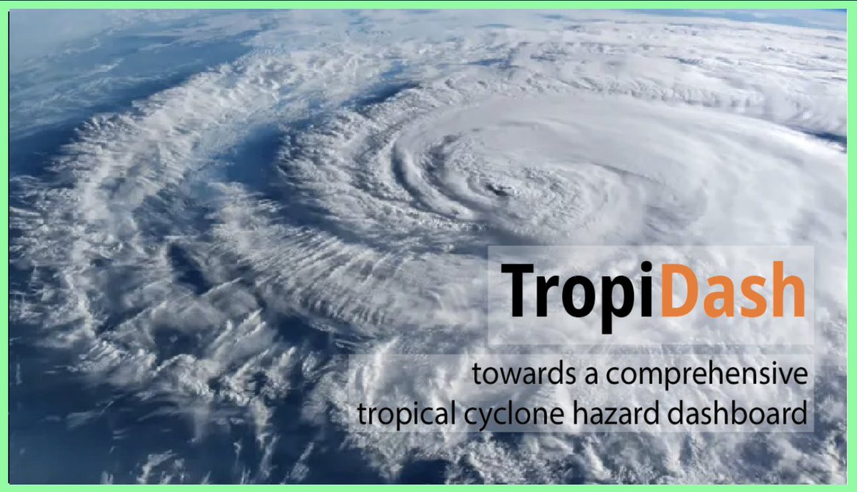 🌪️🚀 Introducing our next selected team for #Code4Earth 2023: TropiDash! This project is developing a dashboard using #JupyterNotebook & #Python, aiming to enhance our understanding of tropical cyclone hazards🌴 Join the upcoming mid-term #webinars! 👉bit.ly/3JccKjA👩‍💻🧑‍💻
