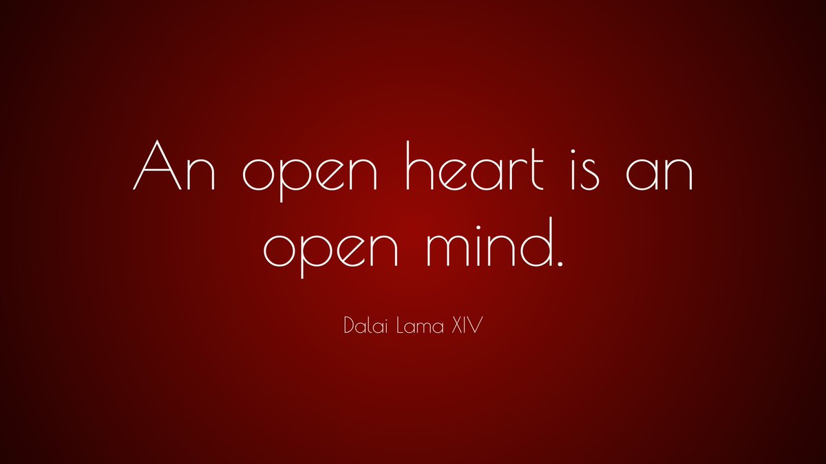 An open heart is an open mind. #WednesdayWisdom #WednesdayThoughts #GoldenHearts #OpenHeart #OpenMind #GoalAchieversCommunity