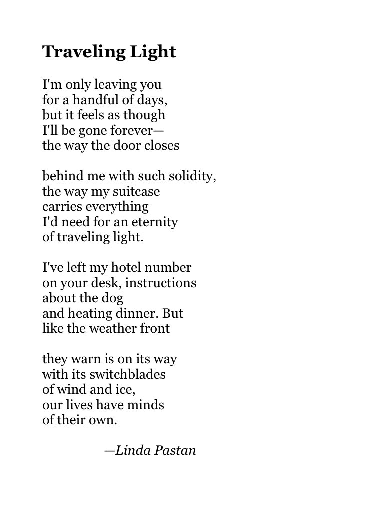 Joseph_Fasano_'s tweet image. Today's Poetry Thread:  FATE

"That which we do not bring to consciousness appears in our lives as fate." —Jung

Feel free to add poems.
