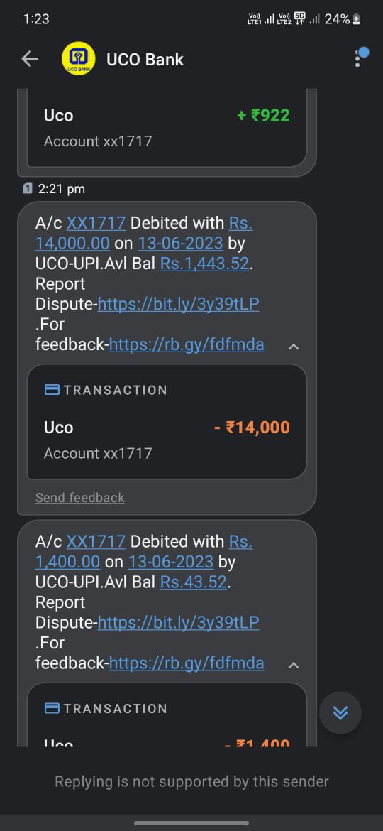 drpk1999's tweet photo. @Meesho_Official  Fraud’ during refund the deliver man ased for a OTP and then fraudly debit 14000 +1400 this is not expected from your service partners 
Kindly take strict action against this and refund my money back
This is truly not acceptable from you! https://t.co/sFaVEfDLCM
