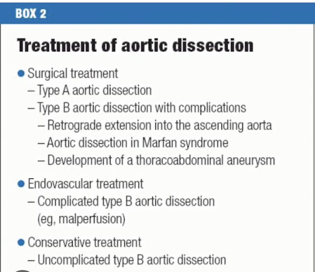 @BrownJHM @ParrasJorge2 Thoracic aortic dissection-caused by a tear or damage to the inner wall of the aorta(Aortic isthmus),it occurs in the thoracic part of the artery and sometimes in the abdominal aorta.There are 2 types of aortic dissections (acute-life threatening and chronic aortic dissections).