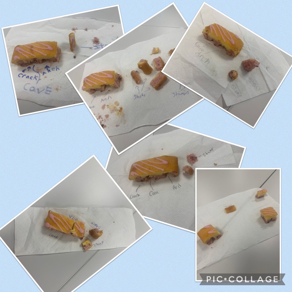 <a href="/Boness_Academy/">Bo'ness Academy</a> <a href="/BA_SocialSubs/">BA Social Subjects & RMPS</a> my S3 class have shown their understanding of the features of a headland by making them out of cakes 🌊