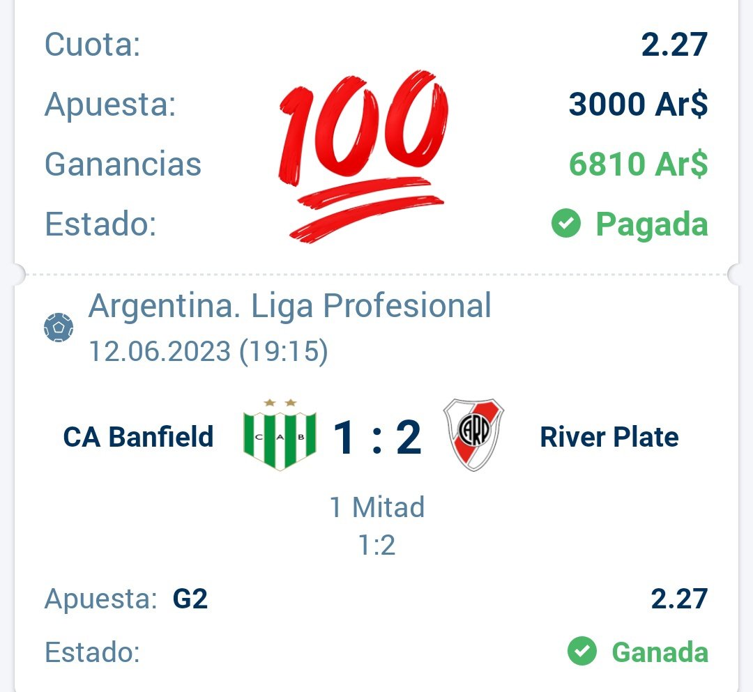 efootboll's tweet photo. 📢🔥💰 ¡Apuestas ganadoras en nuestro canal de Telegram! 🎯✅ Descubre todos mis pronósticos gratuitos con un rendimiento excepcional. #Apuestas #Ganadores #Telegram #Gratis #Rendimiento #RiverPlate #GimnasiaLP #Huracán #LigaProfesional #futbolargentino #miércoles #Messi #Tips https://t.co/vEOnBP6qaB