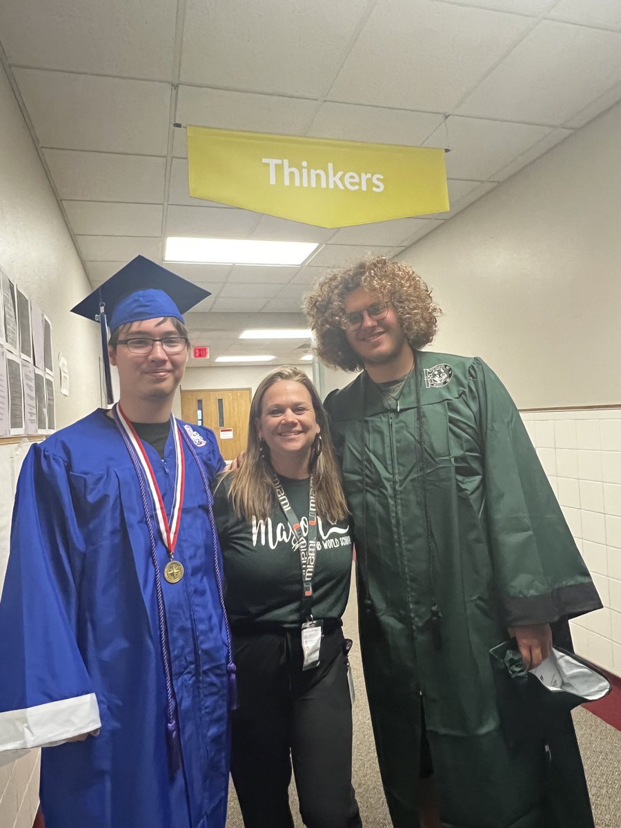 Senior Graduation Walk! Icing on the cake is when they bring me their college T-shirt!! So incredibly proud of this class!