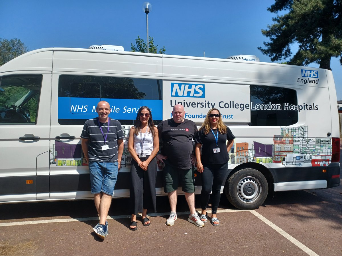 Find&Tweet (@findandtreat) on Twitter photo Lovely day in sunny Stevenage yesterday with <a href="/haven_first/">Haven First</a> and <a href="/RoyalFreeNHS/">Royal Free London</a> offering BBV screening and fibroscans to residents from all 3 Hertfordshire hostels ☀️ Lovely day in sunny Stevenage yesterday with <a href="/haven_first/">Haven First</a> and <a href="/RoyalFreeNHS/">Royal Free London</a> offering BBV screening and fibroscans to residents from all 3 Hertfordshire hostels ☀️