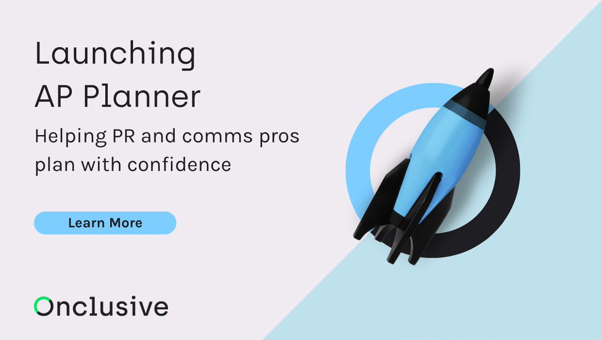Today we're launching AP Planner - the must have planning tool for PR and comms pros! Discover thousands of future news opportunities &amp; events with #APPlanner: onclusive.com/what-we-do/pr-… #planlikeapro #planningtool
