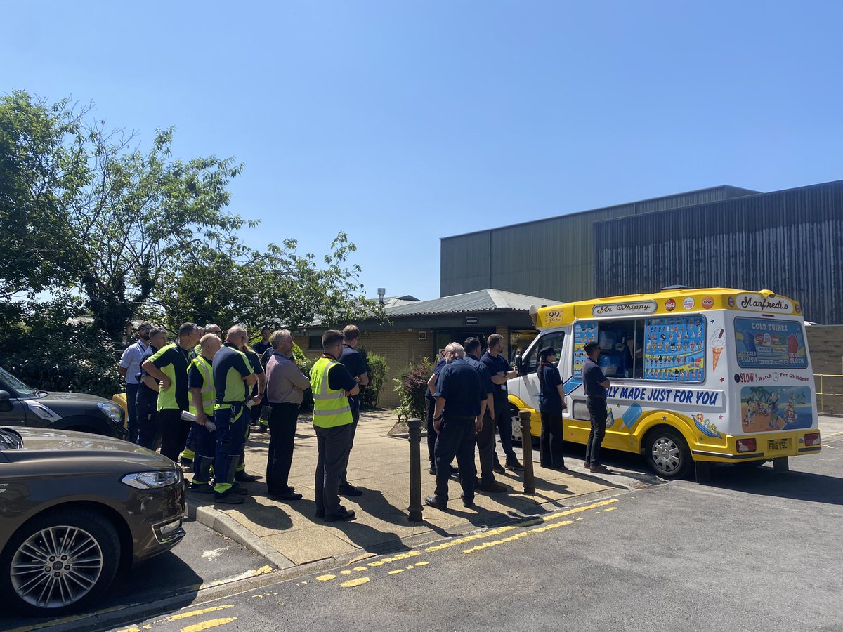 NISLimited's tweet photo. #icecreamday at NIS 😃🥵🍦#excellenttogether #poweredbypride https://t.co/7Hto98gVRv