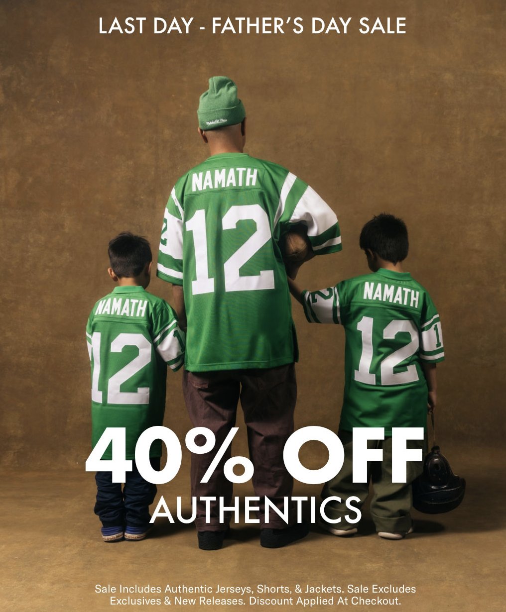 Mitchell and ness hotsell father's day sale