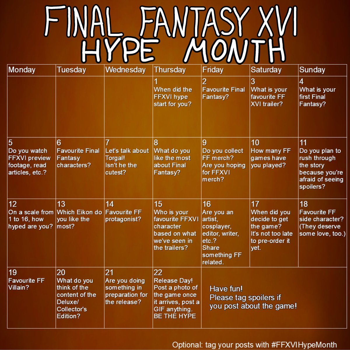 2. Favorite Final Fantasy?

For over twenty years, the answer to this question has been FFVI. To be honest, it still is for many reasons. But I’m not kidding when I say FFXIV has been making me reconsider how I answer this question.