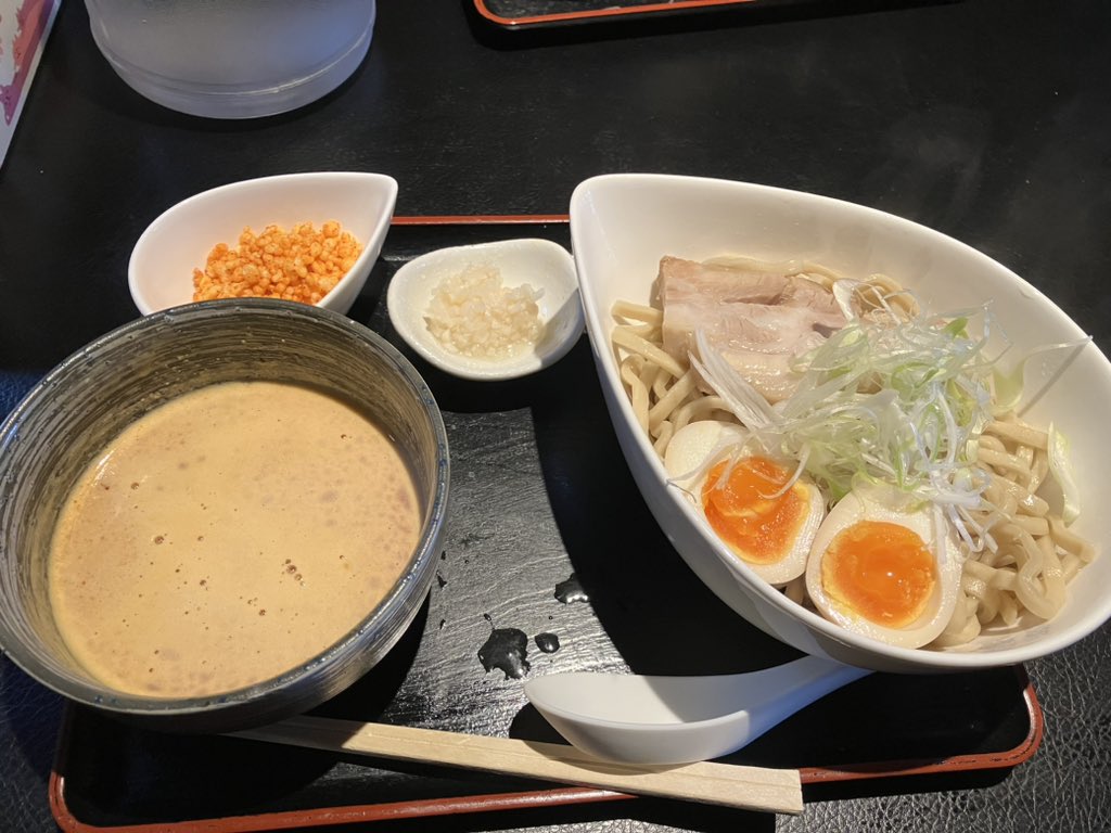 exg_kazu's tweet photo. 本日の昼食。埼玉県小鹿野の鹿粋軒、つけ麺坦々❗️おいしー‼️
#ogano #chichibu #Saitama #ramen #gourmet #おがの #秩父 #埼玉 #ラーメン #グルメ https://t.co/PZbKxmiovB
