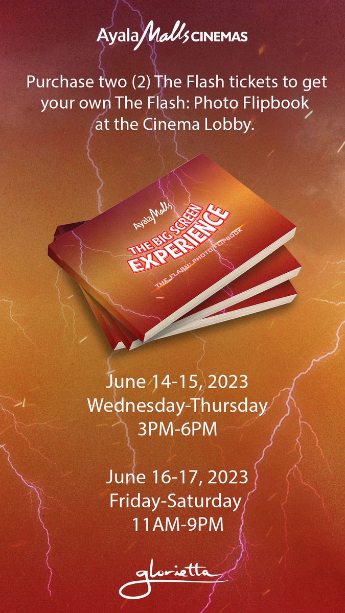 Glorietta on Twitter "Be quick and have your own The Flash Photo