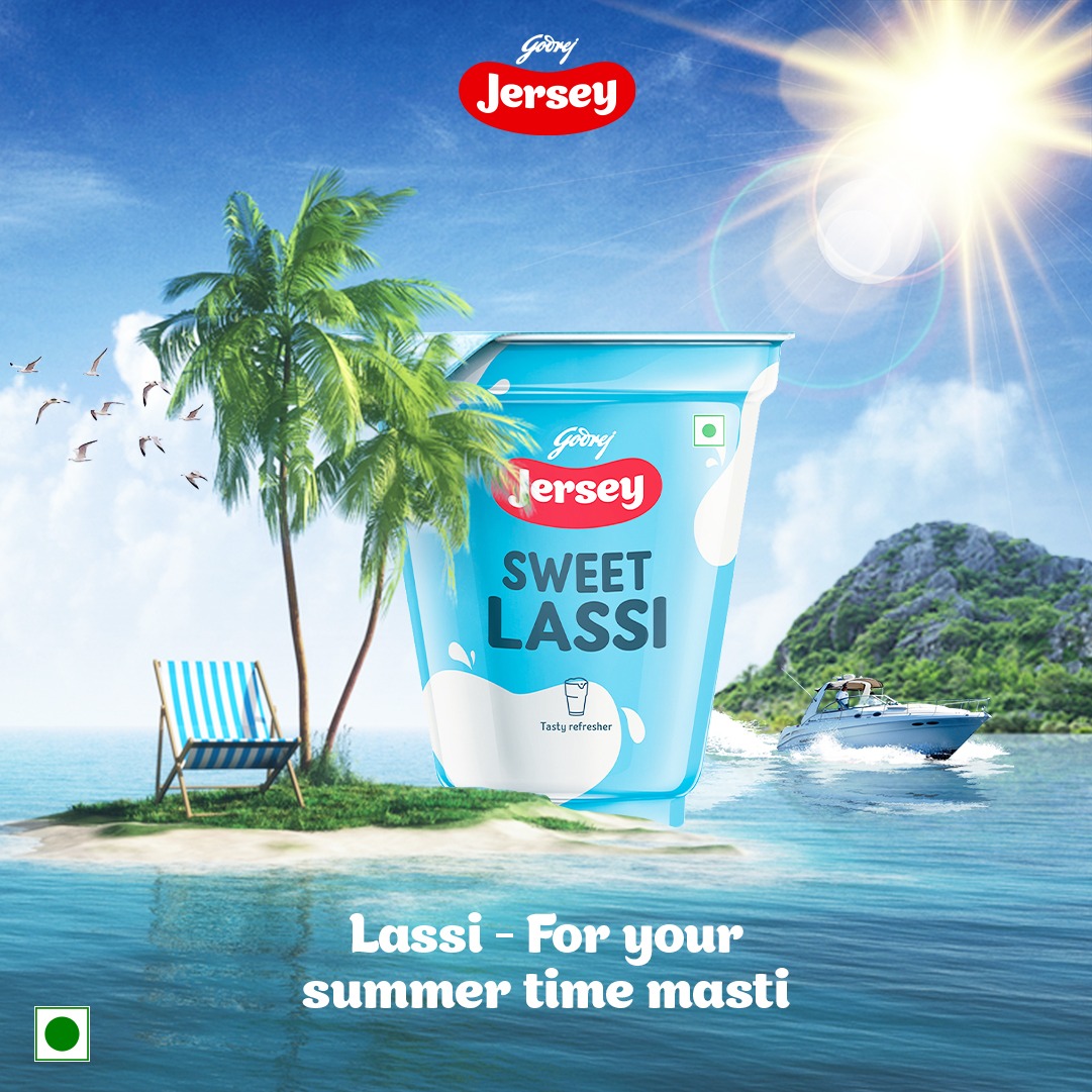 godrejjersey's tweet photo. Make your summer fun with a lassi that adds sweetness to your day.
#GodrejJersey #jerseymilk #sweetlassi #summertime #sunshine #beachvibes #aftermeals #masti https://t.co/pylZPznsNZ