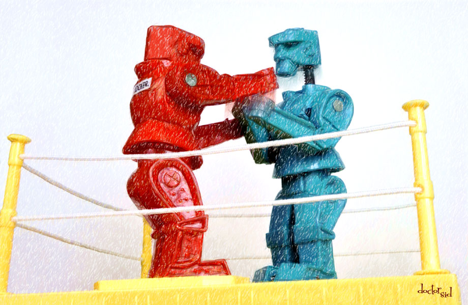 Upper Cut - DoctorSid - #RockemSockemRobots #fighter #boxing #kidcave doctorsid.com/whimsical/whim… via @_doctorsid