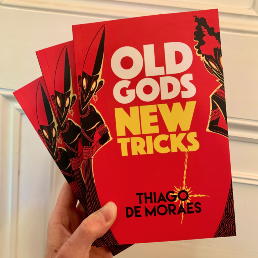 DFB_storyhouse's tweet photo. 🎉Win a proof of OLD GODS NEW TRICKS!

📚Thiago de Moraes' funny, fascinating new book is about a girl called Trixie, who goes on an epic quest with trickster gods to try and save humankind.

➡️Follow us &amp; @tibolota, and RT for a chance to win!

🎁UK only, ends 3pm 16th June. https://t.co/wRidPqyx5W