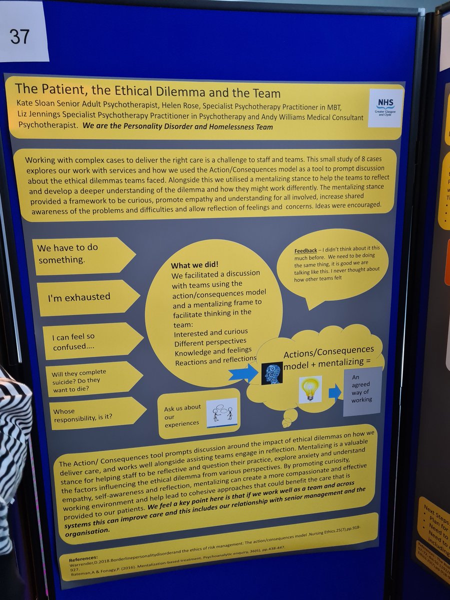 dan_warrender's tweet photo. My model for thinking about risk, on show at @BIG_SPD, is also referenced in the two following posters and is used by teams in Glasgow.  You can download the model here: #BIGSPD23
https://t.co/cGCSF06Jmr https://t.co/RuuRht9xYE